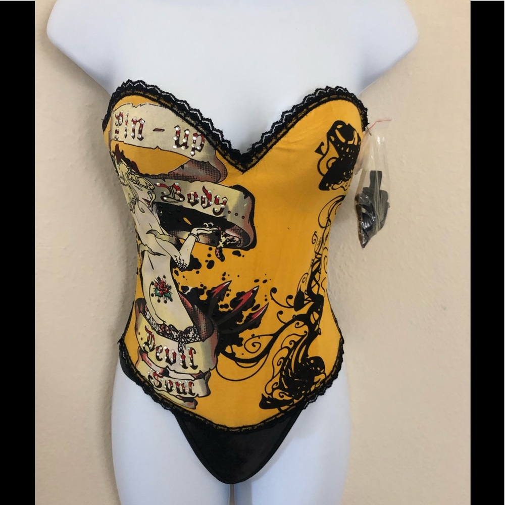 NWTO Sexy Corset “Pin Up Body...Devil Soul”